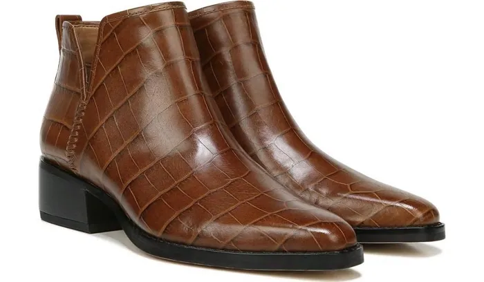 Booties Women Franco Sarto Sarto Asti Ankle Boot Camel Leather
