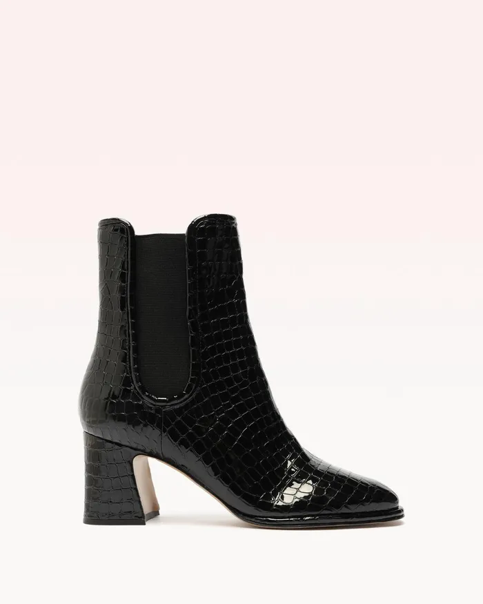 Boots Women Alexandre Birman Ava 60 Black Chelsea Boots 8211 Luxury Leather Boots Black Boots Women Alexandre Birman Ava 60 Black Chelsea Boots 8211 Luxury Leather Boots Black
