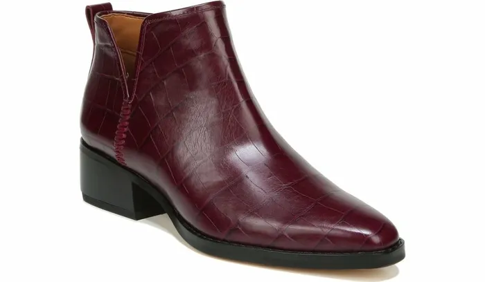 Boots Women Franco Sarto Sarto Asti Ankle Boot Mulberry Leather