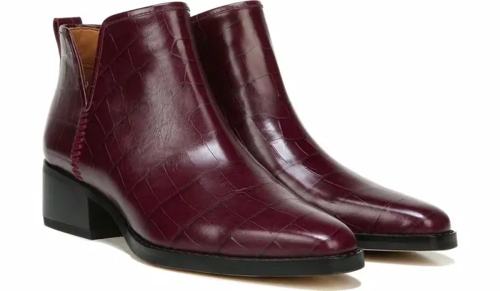 Boots Women Franco Sarto Sarto Asti Ankle Boot Mulberry Leather