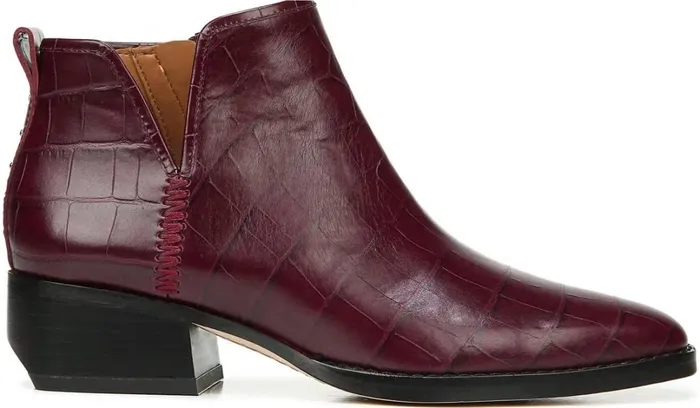 Boots Women Franco Sarto Sarto Asti Ankle Boot Mulberry Leather