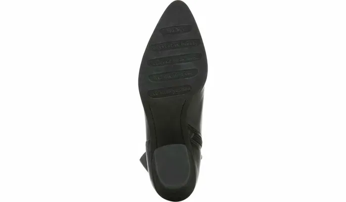 Boots Women Franco Sarto Sarto Kinga Block Heel Bootie Black Leather