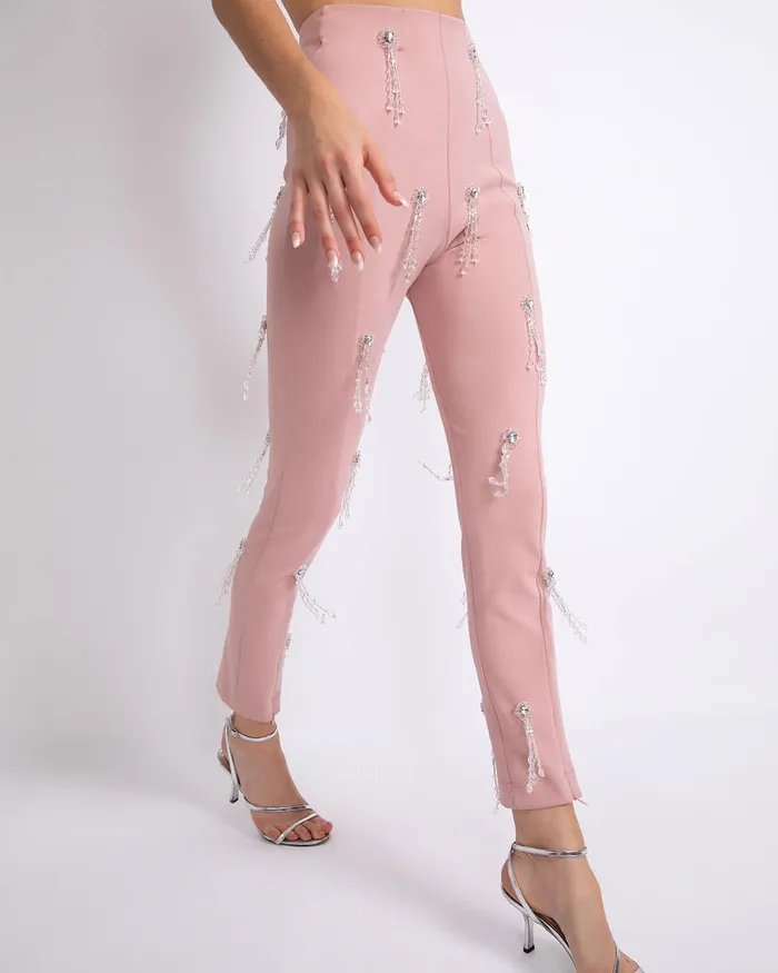 Bottoms Women PatBO HandBeaded Legging FINAL SALE