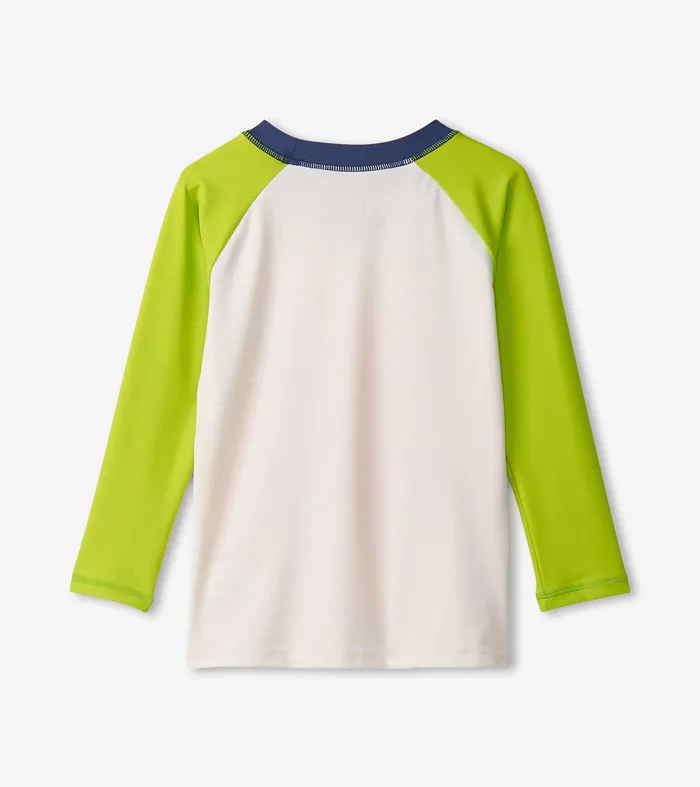 Boys Dino Skull Long Sleeve Rashguard Hatley