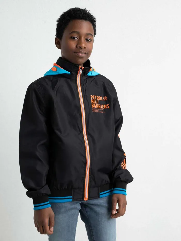 Boys Jackets Petrol Industries Lightweight Jacket Black