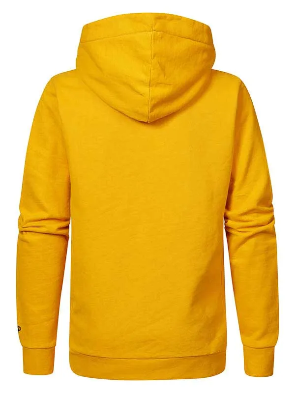 Boys Knits and Sweats Petrol Industries Hoodie With Logo Artwork Fresh Mango