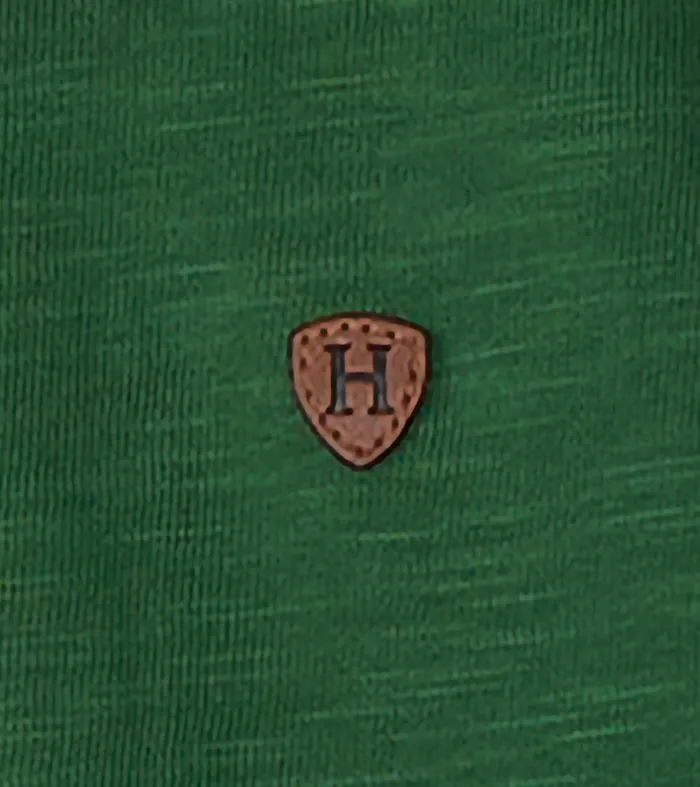 Boys Preppy Panelled Long Sleeve Polo Shirt Hatley