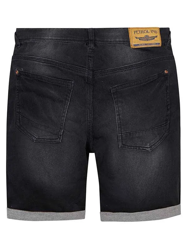 Boys Shorts Petrol Industries Jackson Denim Shorts Black Stone