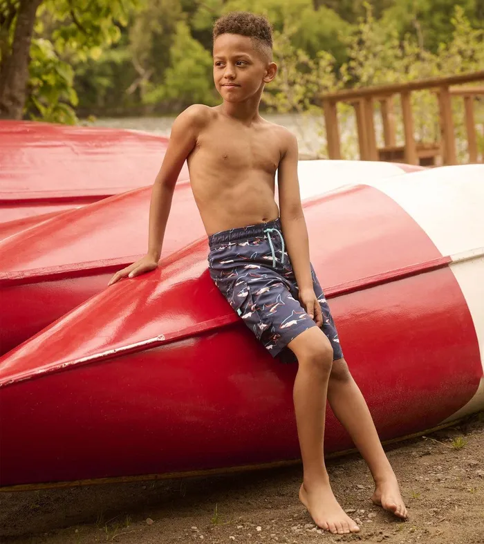 Boys Swimming Sharks Board Shorts Hatley