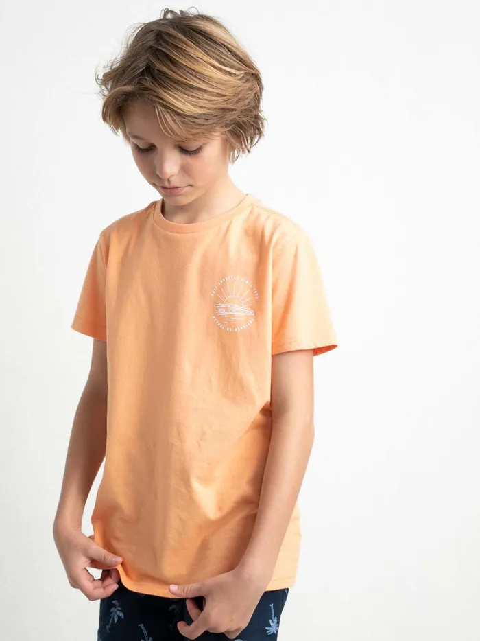 Boys TShirts Petrol Industries Full Throttle TShirt Utah Sand