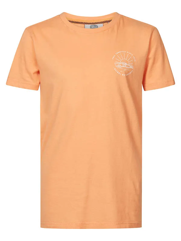 Boys TShirts Petrol Industries Full Throttle TShirt Utah Sand