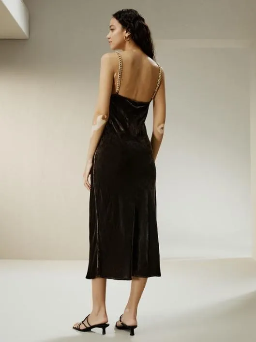 Brenna Velvet Dress Women Jumpsuits Lilysilk Dresses