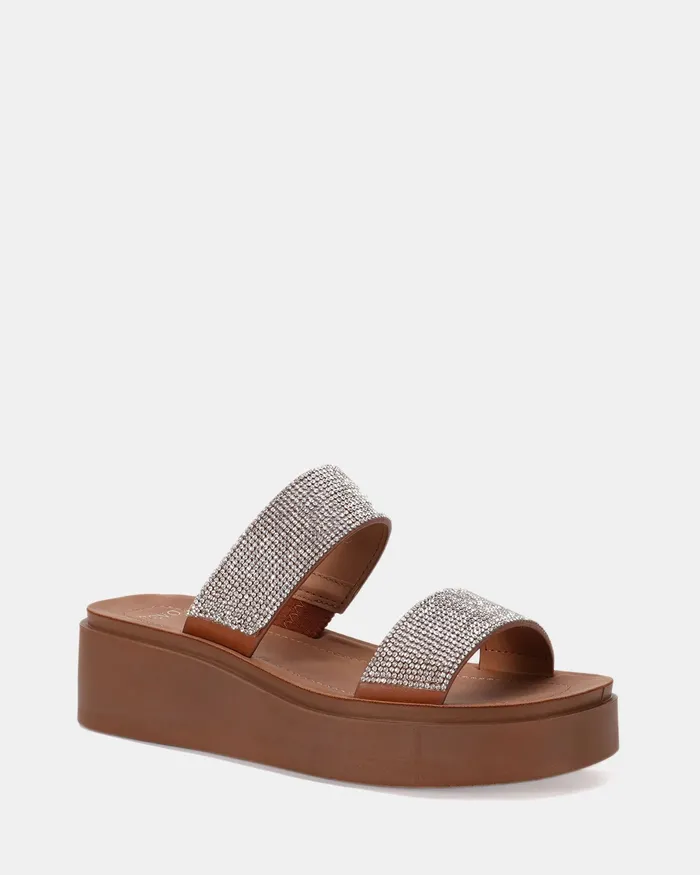 BRILLIANT SILVER Wedges NOVO Shoes Women