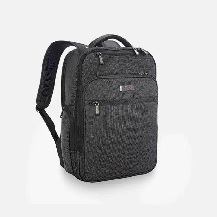Brooklyn Commuter Double Compartment Backpack Charcoal Men Kenneth Cole Bags