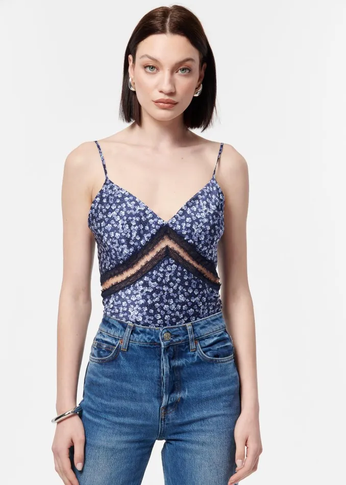 CAMI NYC Camisoles Women Trinity Cami Blue Pansy