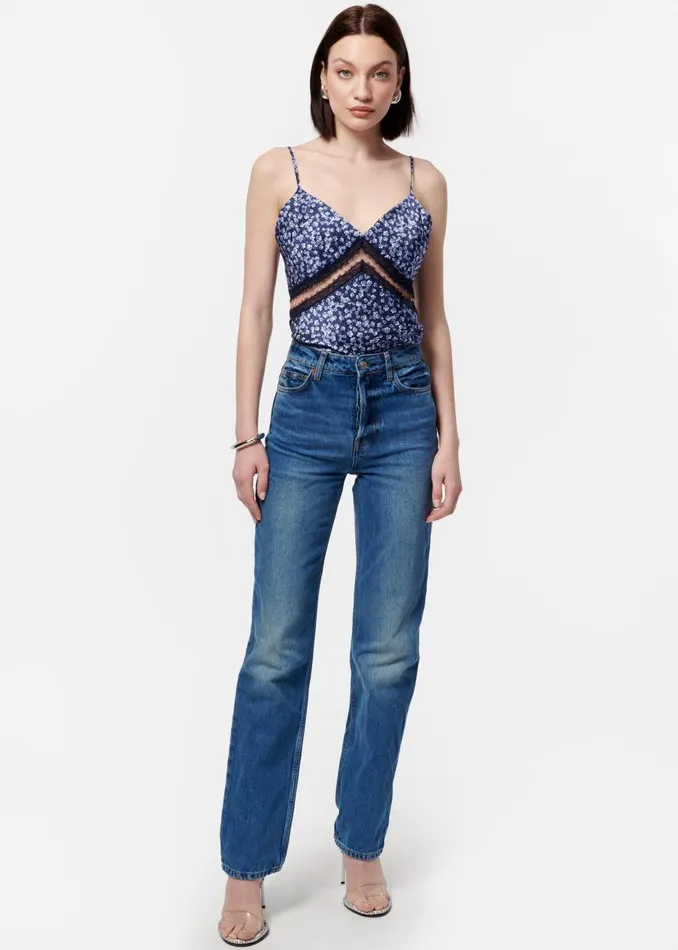 CAMI NYC Camisoles Women Trinity Cami Blue Pansy