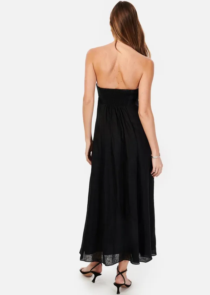 CAMI NYC Dresses Women Tilney Linen Dress Black