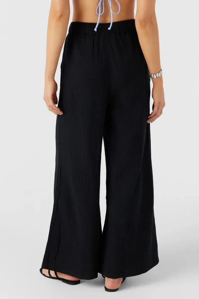 CARALEE DOUBLE GAUZE PANTS Black Women O039NEILL Collections
