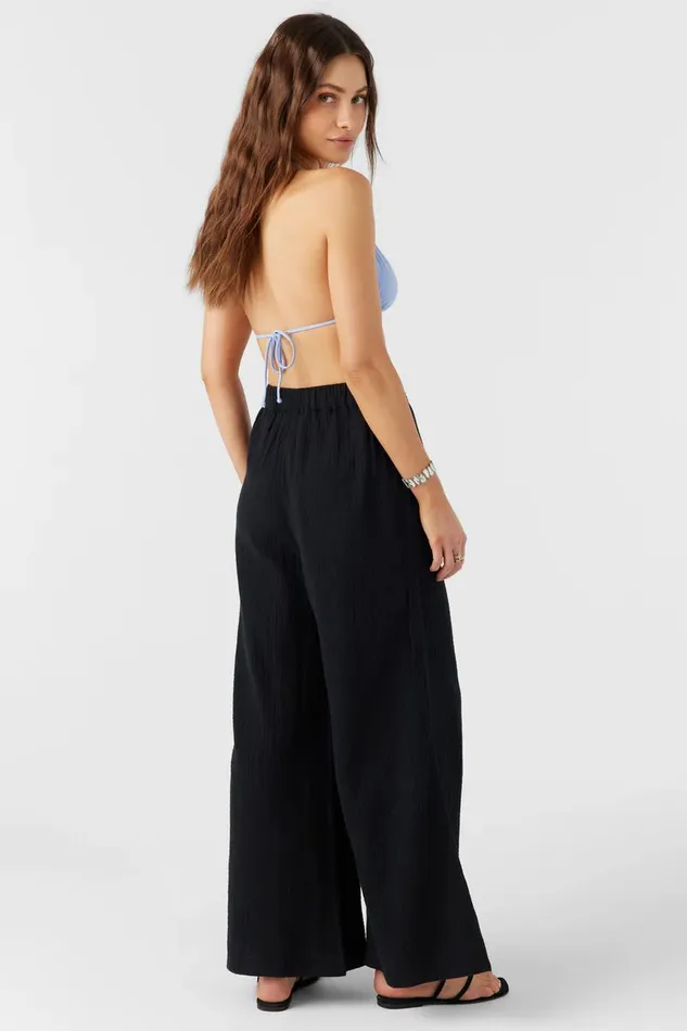 CARALEE DOUBLE GAUZE PANTS Black Women O039NEILL Collections