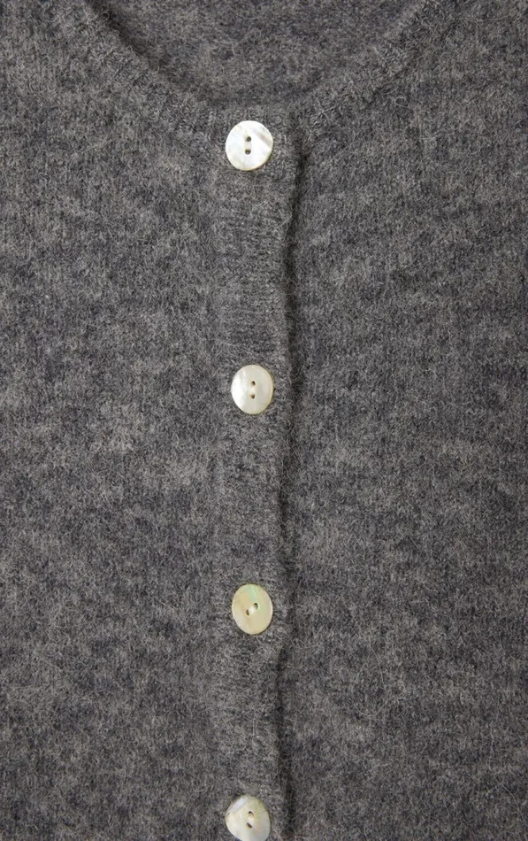 Cardigan Vitow Melange Steel Women American Vintage Jumpers and Cardigans Cardigan Vitow Melange Steel Women American Vintage Jumpers and Cardigans