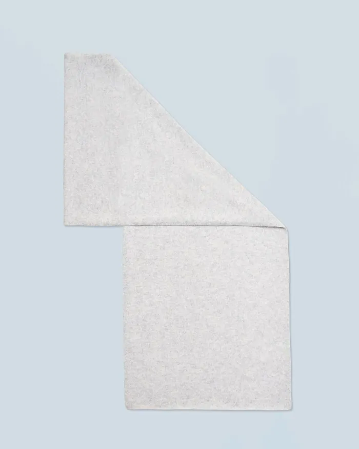 Cashmere Scarves and Collars From Future Regular Basic Scarf Light Heather Gray