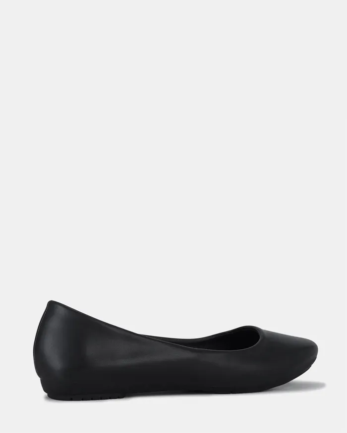 Casuals NOVO Shoes Women CARRY Black Smooth Ballet Flats