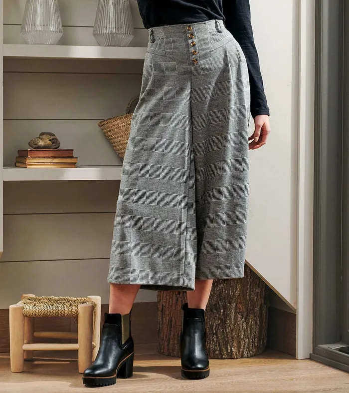 Charlie Wide Leg Pants 8211 Houndstooth Hatley