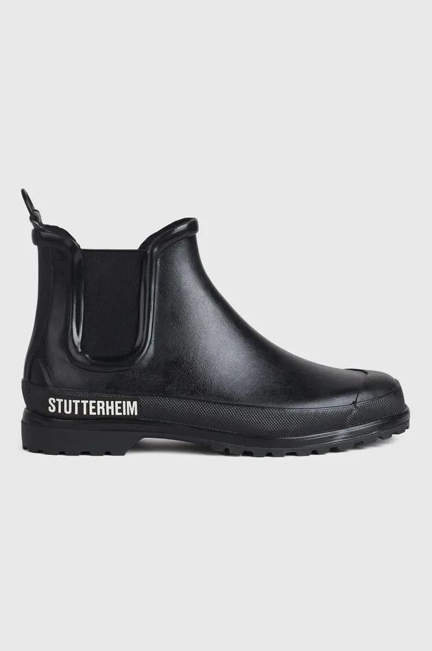 Chelsea Boots Women Stutterheim Chelsea Rainwalker Black
