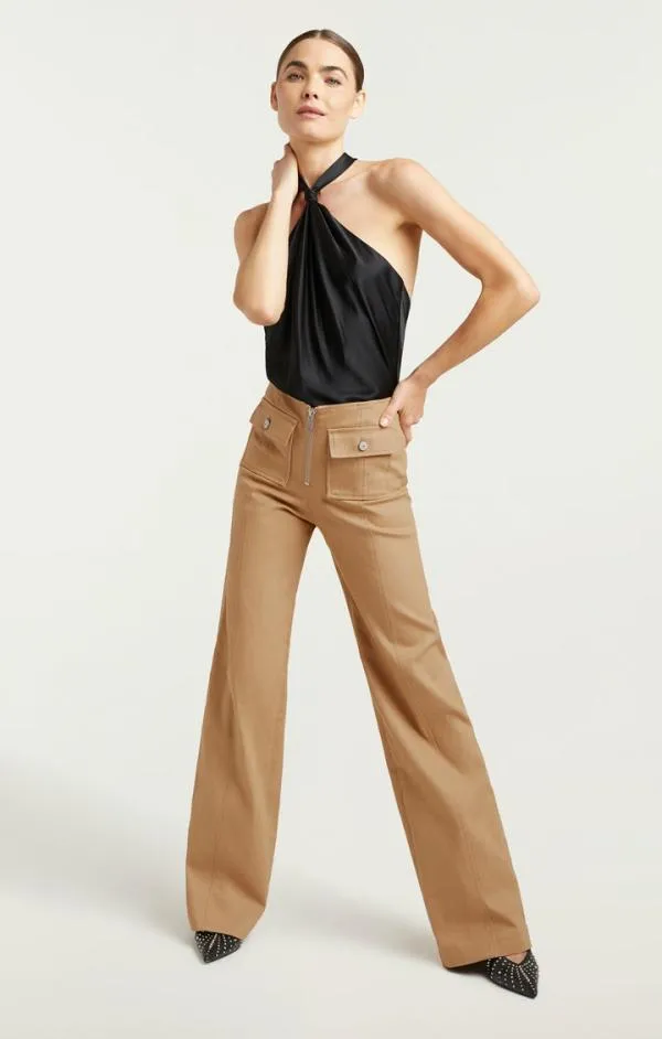Cinq Sept Avani Top Black Women Tank Tops and Camisoles