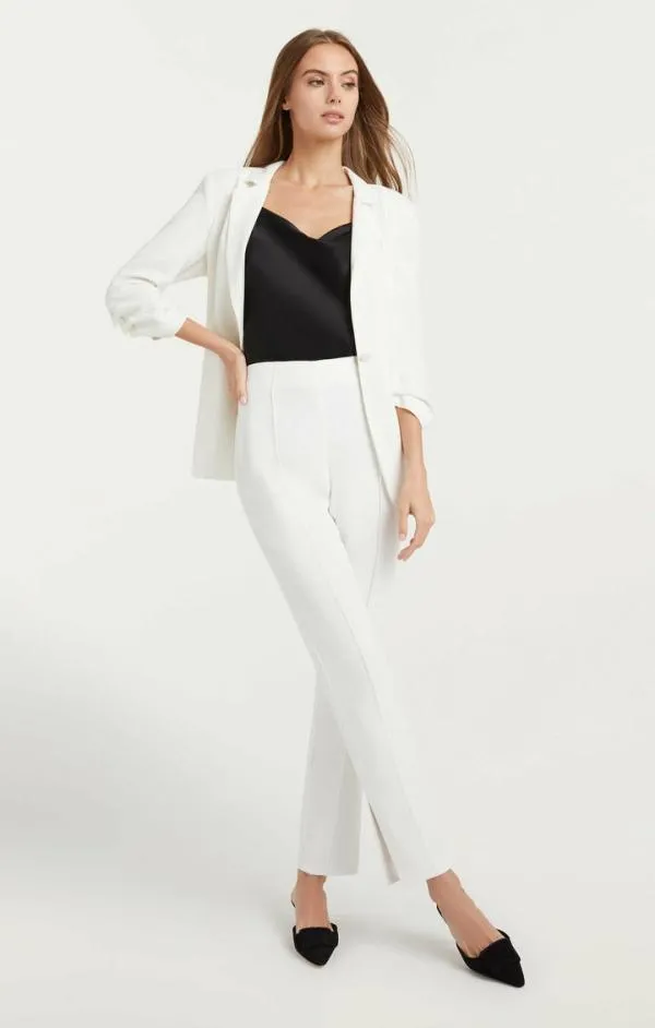 Cinq Sept Brianne Pant Ivory Women Pants
