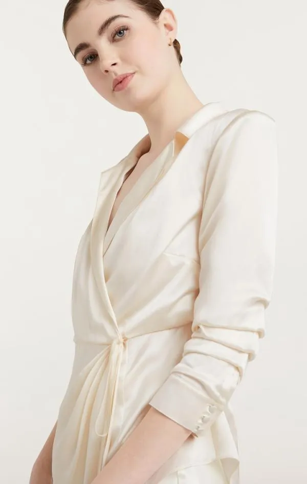 Cinq Sept Carter Top Ivory Women Long Sleeve Tops