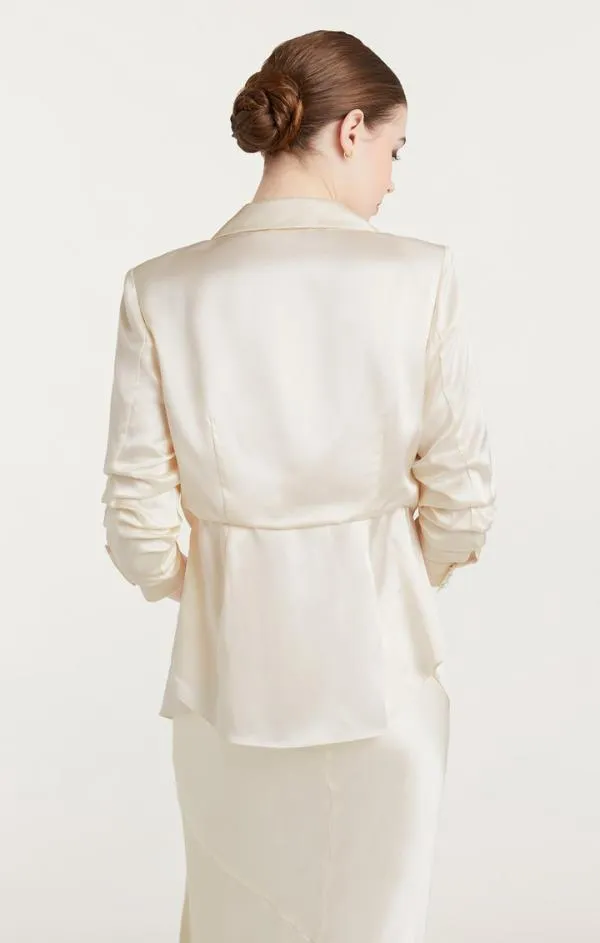 Cinq Sept Carter Top Ivory Women Long Sleeve Tops