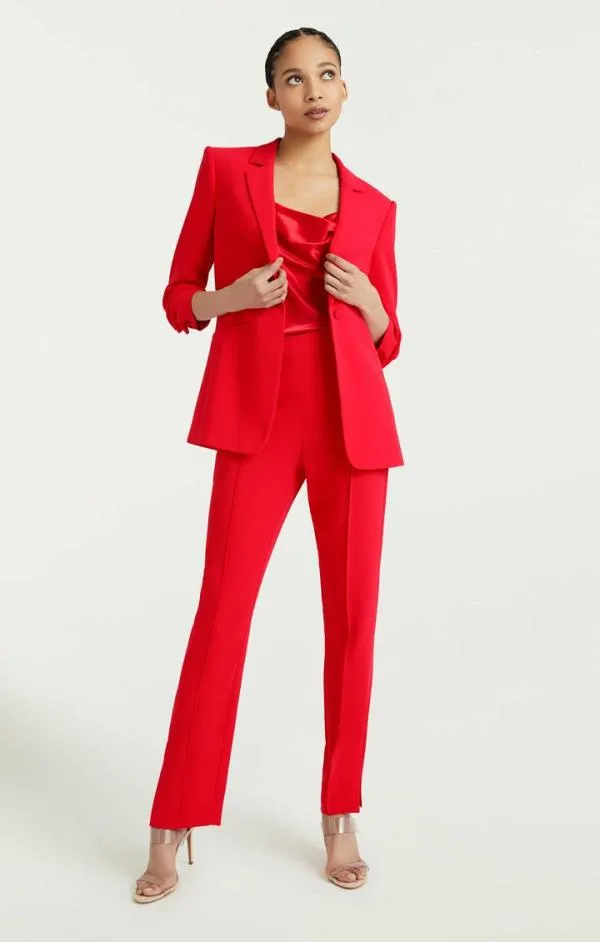 Cinq Sept Crepe Khloe Blazer Rose Women Blazers