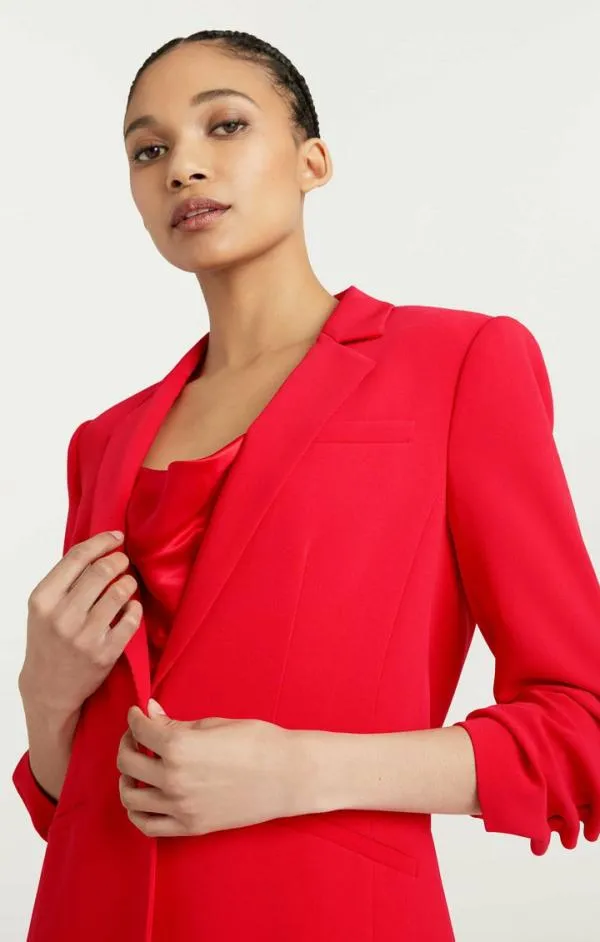 Cinq Sept Crepe Khloe Blazer Rose Women Blazers