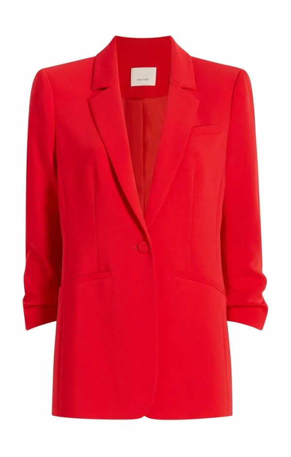 Cinq Sept Crepe Khloe Blazer Rose Women Blazers