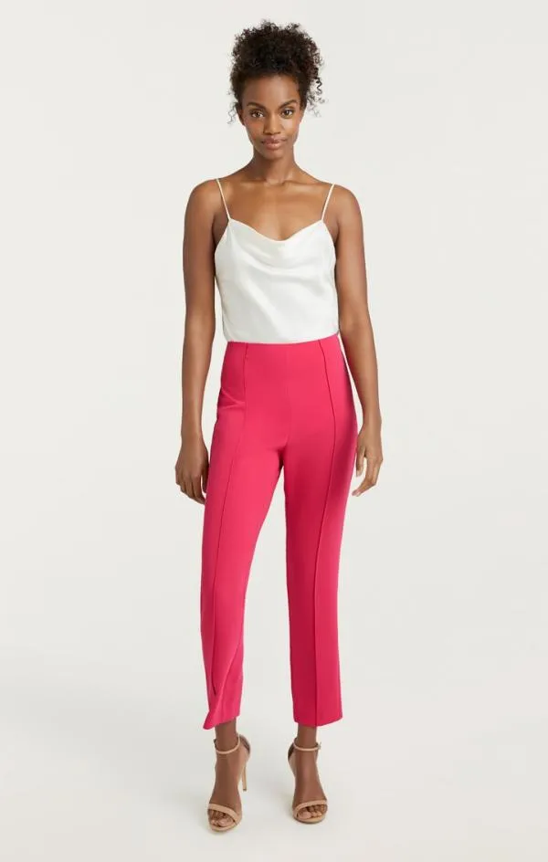 Cinq Sept Cropped Brianne Pant Berry Jam Women Pants
