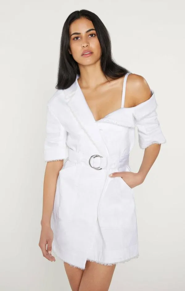 Cinq Sept Milly Dress White Women Mini