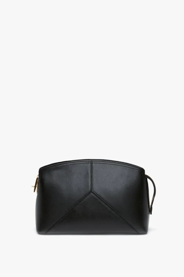 Clutches Women Victoria Beckham Victoria Clutch Bag In Black Leather