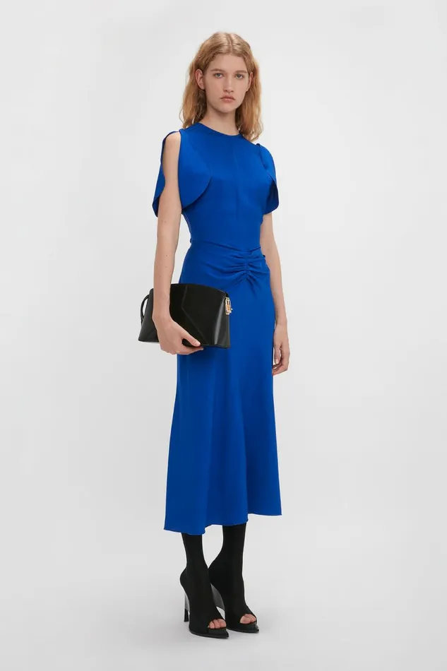 Clutches Women Victoria Beckham Victoria Clutch Bag In Black Leather