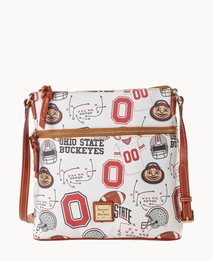 Collegiate Ohio State University Crossbody Ohio State Woman Dooney and Bourke Crossbodies Collegiate Ohio State University Crossbody Ohio State Woman Dooney and Bourke Crossbodies