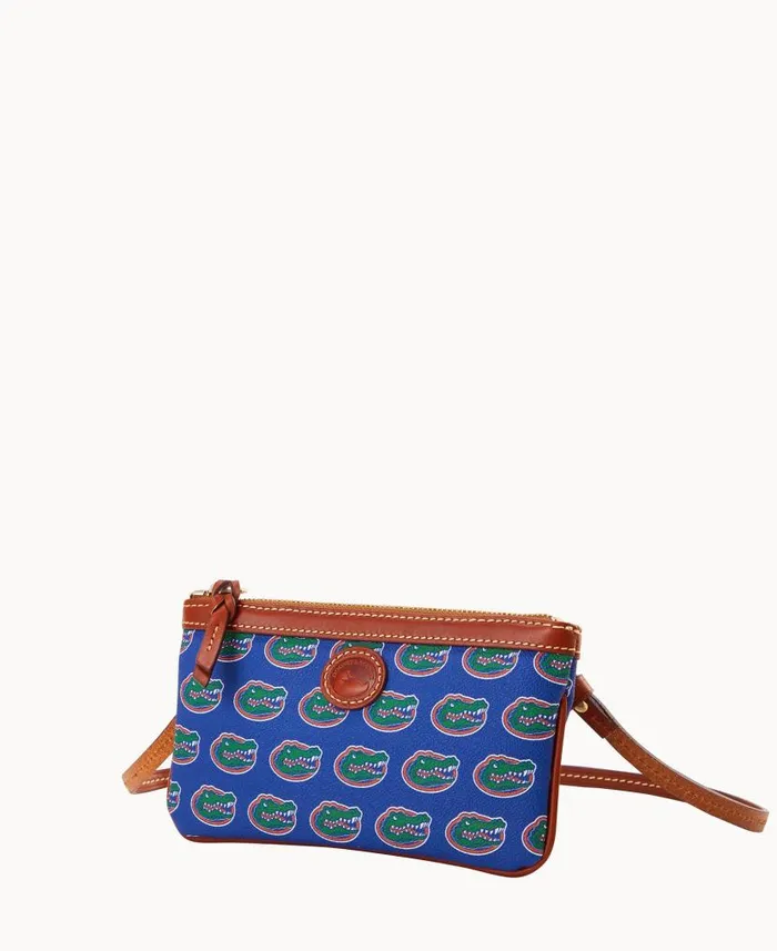 Collegiate University Of Florida Large Slim Crossbody University Of Florid Woman Dooney and Bourke Crossbodies