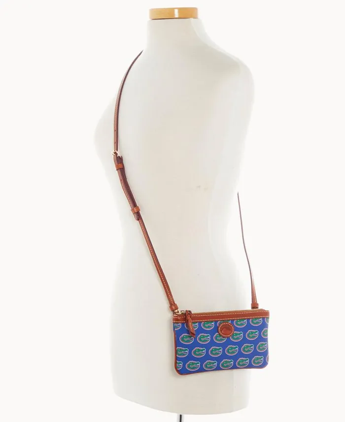 Collegiate University Of Florida Large Slim Crossbody University Of Florid Woman Dooney and Bourke Crossbodies