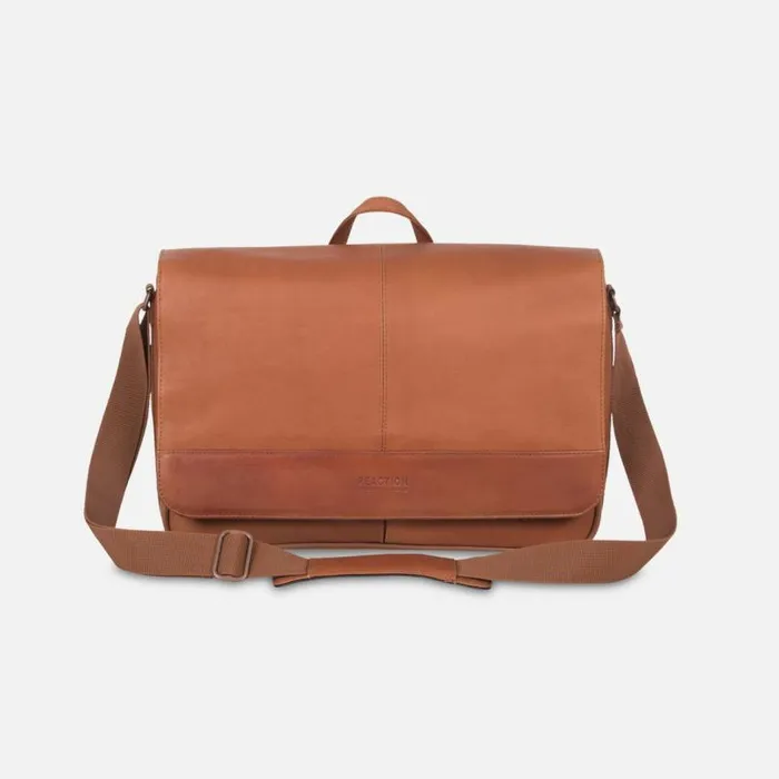 Come Bag Soon Leather Laptop Ipad Messenger Cognac Men Kenneth Cole Bags