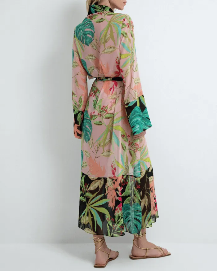 CoverUps Women PatBO TROPICALIA BEACH ROBE FINAL SALE