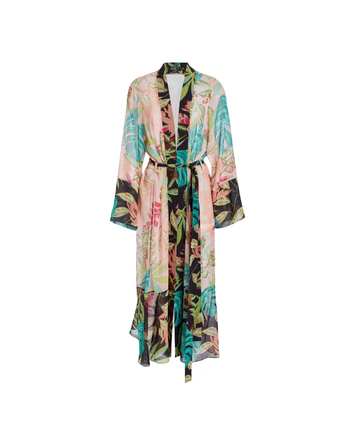 CoverUps Women PatBO TROPICALIA BEACH ROBE FINAL SALE