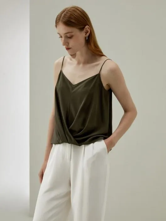 Crpe De Chine Cami Top Women Lilysilk Tops