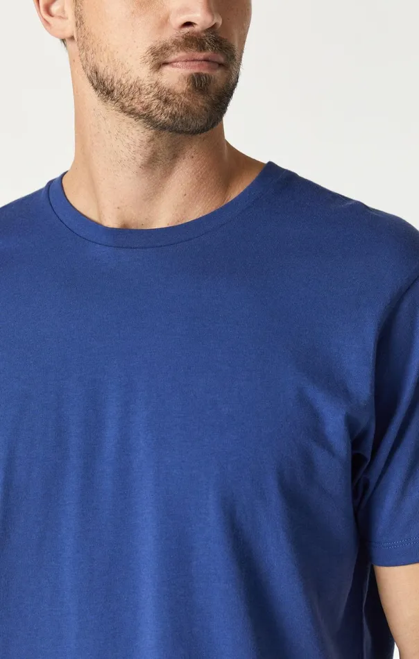 Crew Neck TShirt In Twilight Blue Men Mavi Jeans TShirts