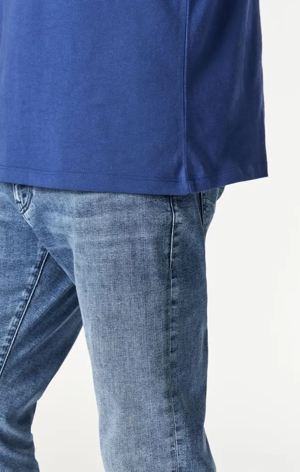 Crew Neck TShirt In Twilight Blue Men Mavi Jeans TShirts