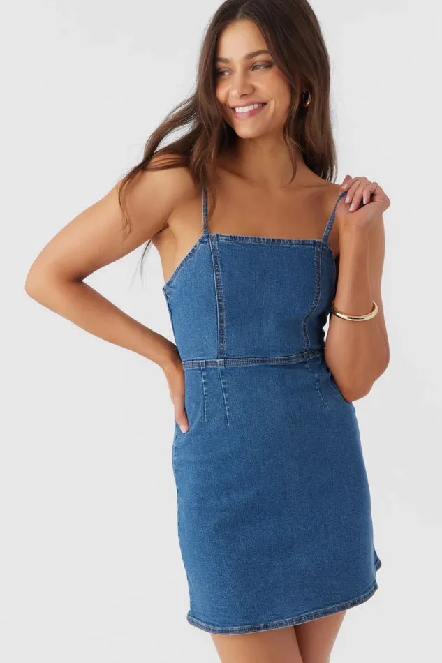 DARBIE STRETCH DENIM DRESS Women O039NEILL Clothing