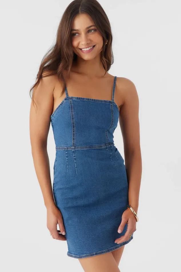 DARBIE STRETCH DENIM DRESS Women O039NEILL Clothing
